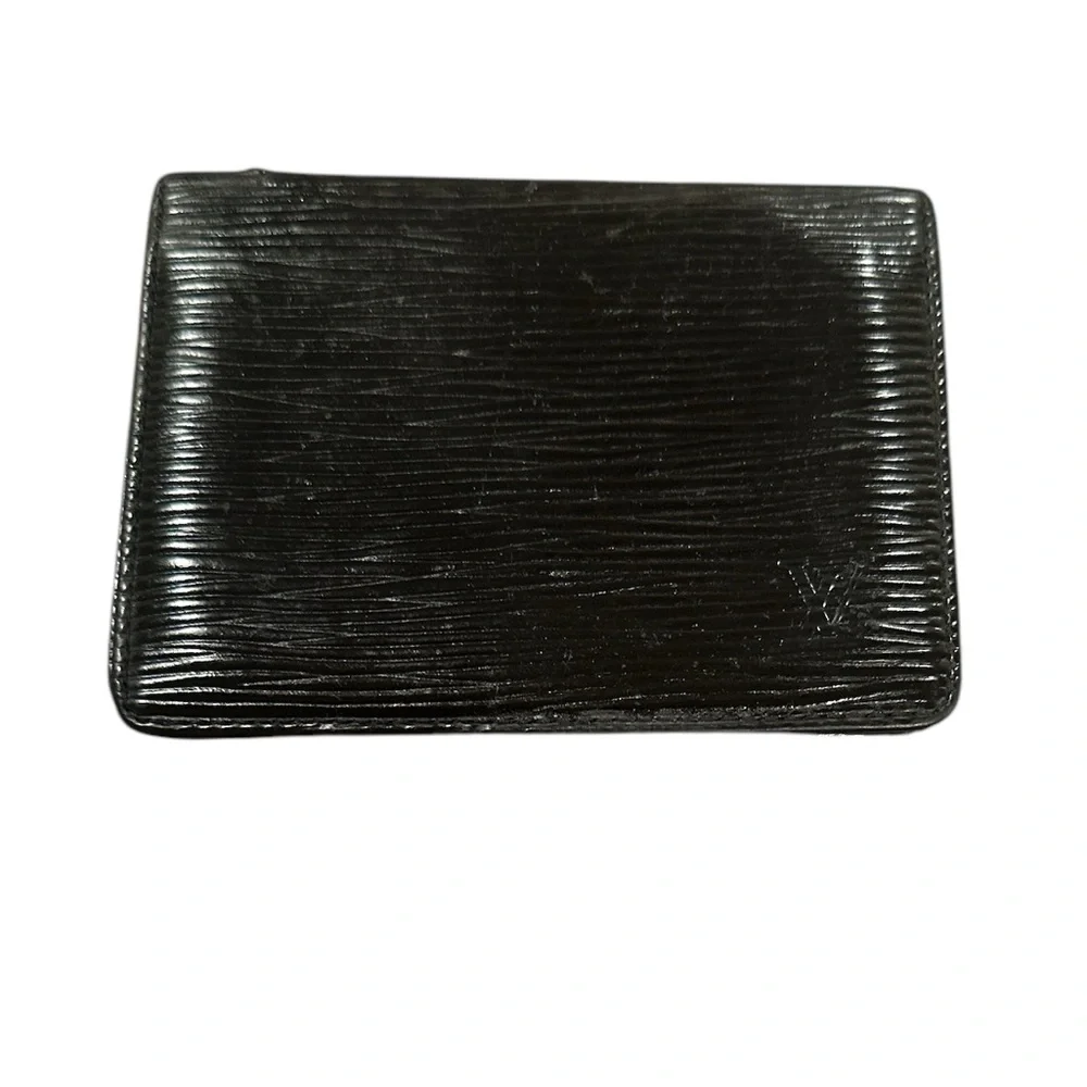 LOUIS VUITTON EPI BLACK BUSINESS CARD HOLDER
